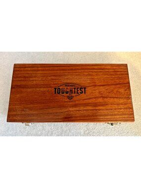 24 Piece Handyman Toughest Router Set With Wooden Storage Case All Bits Virgin